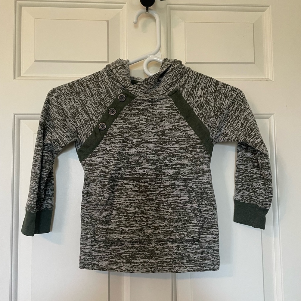 Cat & Jack Charcoal and Olive Hoodie